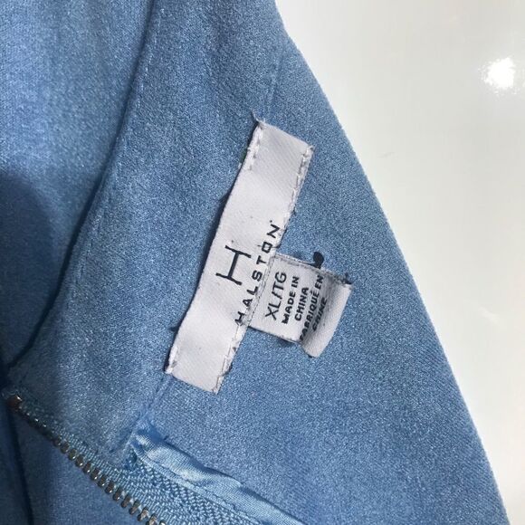 Halston Iconic Ultra-suede Cropped 70’s Top - Picture 5 of 5